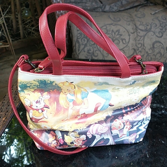 DISNEY Alice in Wonderland Crossbody Bag - Picture 2 of 15